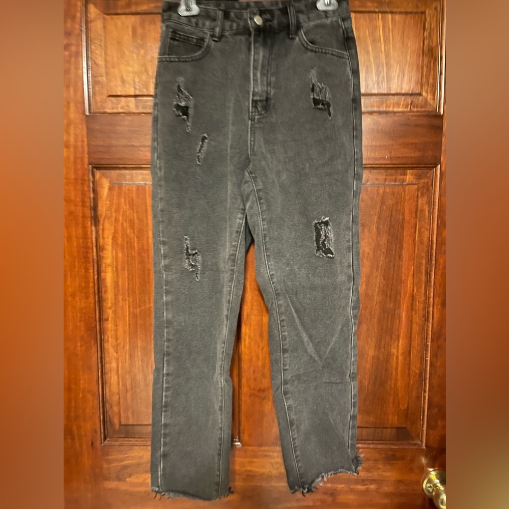 Black MOM Jeans